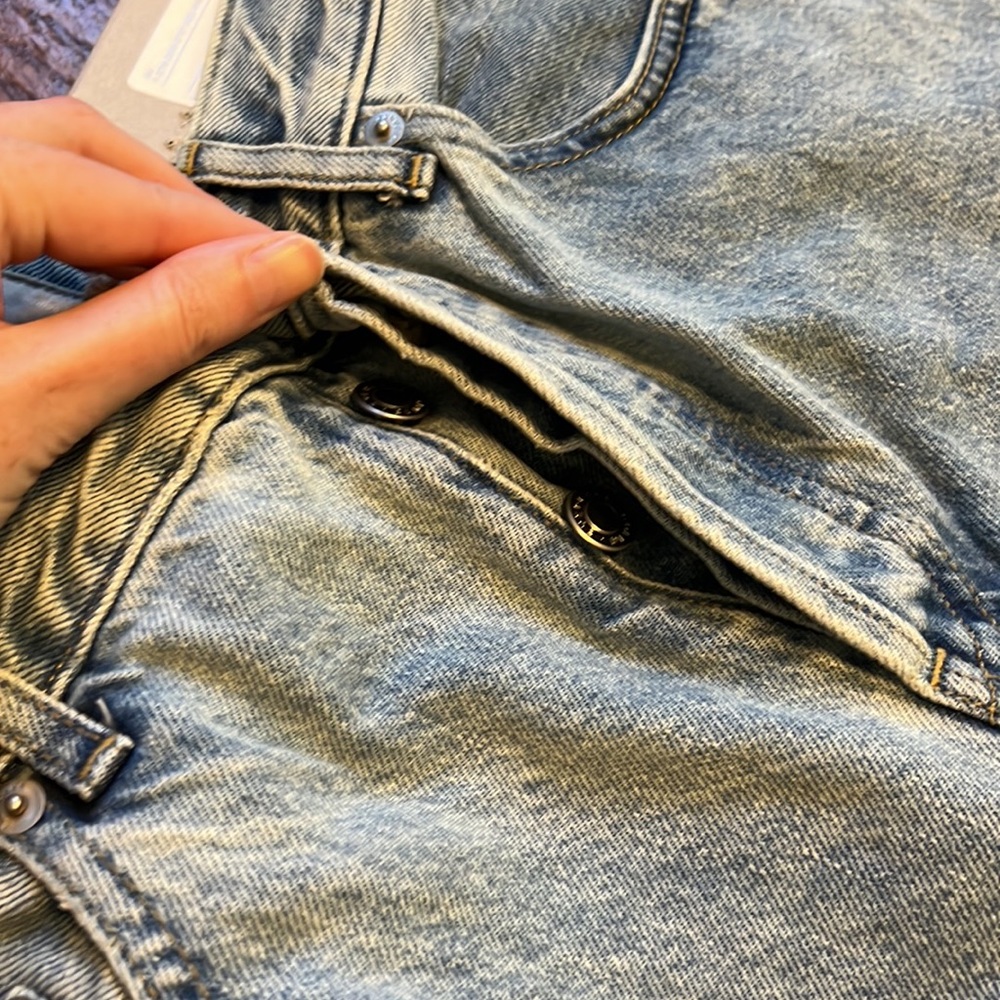 everlane 90s cheeky high rise denim 28 rigid NWT - Picture 9 of 9